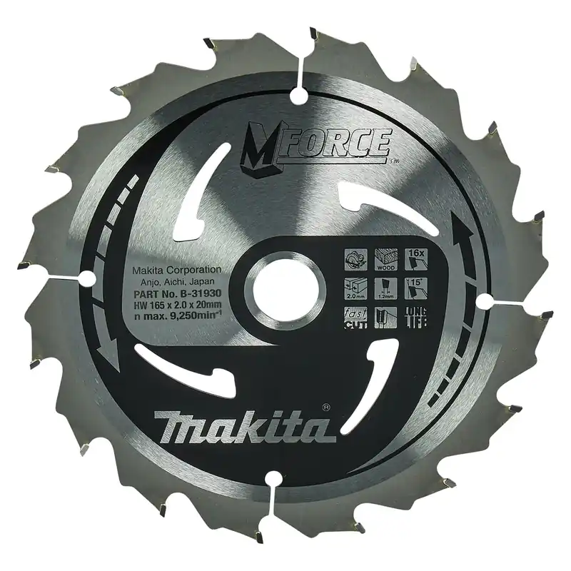 Sofort Bestellen Makita M-FORCE Sägeblatt 165x20x16Z - B-31930