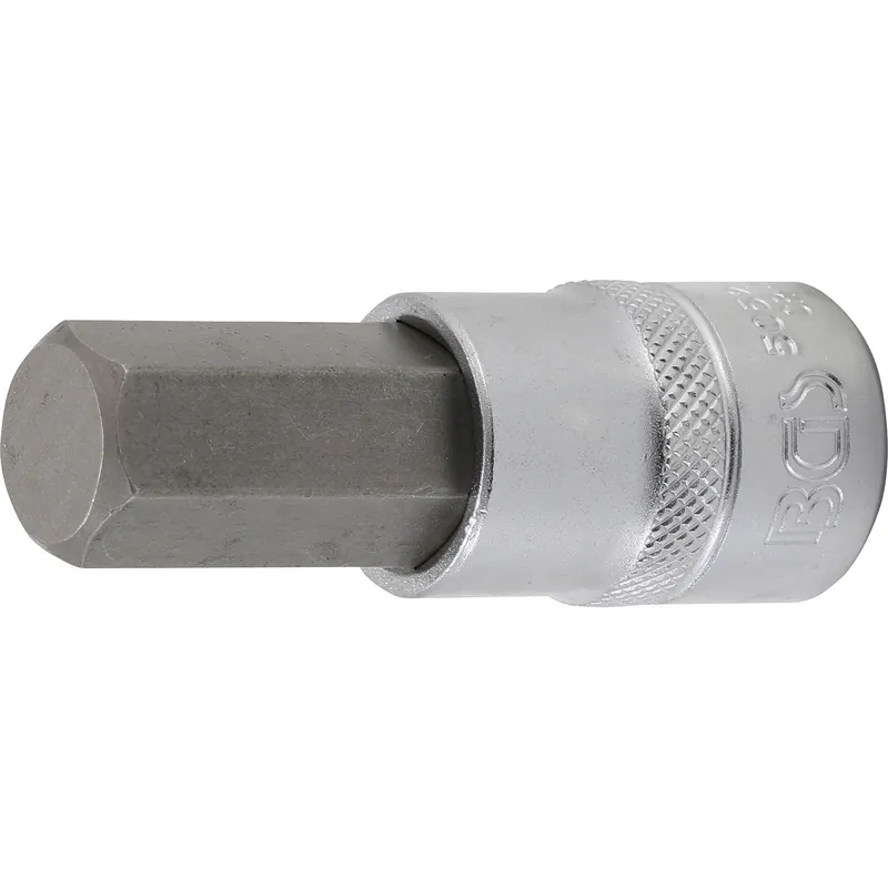 BGS Bit-Einsatz Antrieb Innenvierkant 12,5 mm (1/2") Innensechskant 17 mm - 5052-17 Solange Der Vorrat Reicht