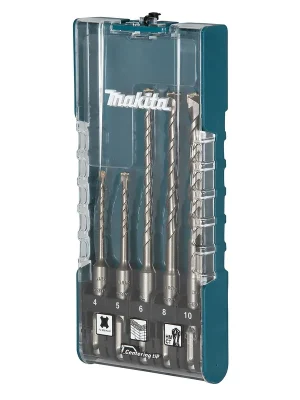 Abverkauf Makita SDS-PLUS Betonbohrer-Set 5tlg. Ø 4 - 10 mm - E-15718