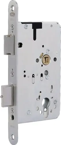 Schneller Versand BKS Panik-Einsteckschloss 2321 Fkt.B rd 24/65/72/9mm DIN L/R VA 2-flg - B-23210-44-L-8