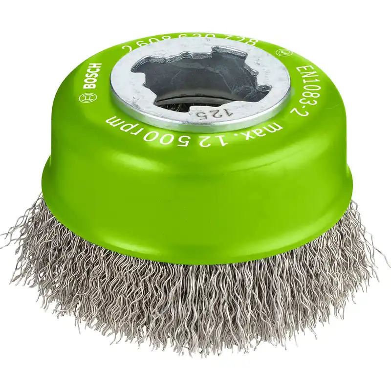 Geprüft Bosch PRO Stainless Steel clean X-Lock Topfbürste 75 x 0,30 mm - 2608620728