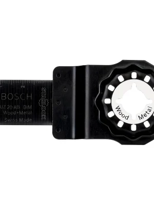 Zertifiziert Bosch 5x BIM Tauchsägeblatt Starlock AIZ 20 AB Wood and Metal - 2608661628