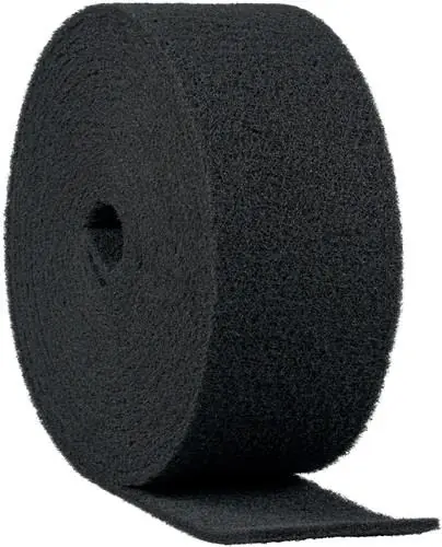 Bestpreis Schleifvliesrolle NRO 500 L.10m B.115mm medium schwarz KLINGSPOR