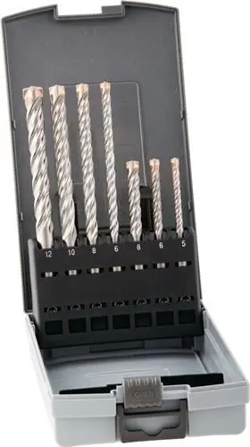 Hammerbohrersatz FORCE X 7-tlg.X SDS-plus Ku.-Box ALPEN Top-Angebot