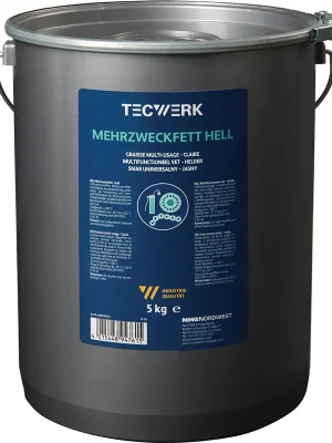 Mehrzweckfett 5kg hell Eimer TECWERK Wochenendangebot