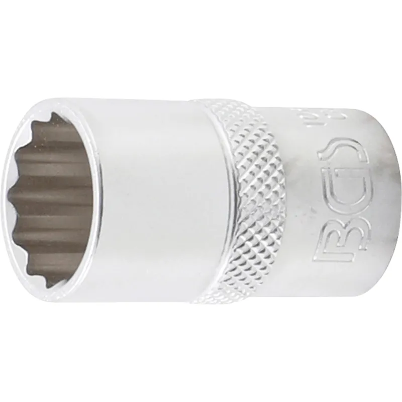 BGS Steckschlüssel-Einsatz Zwölfkant Antrieb Innenvierkant 12,5 mm (1/2") SW 16 mm - 10636 Top-Seller