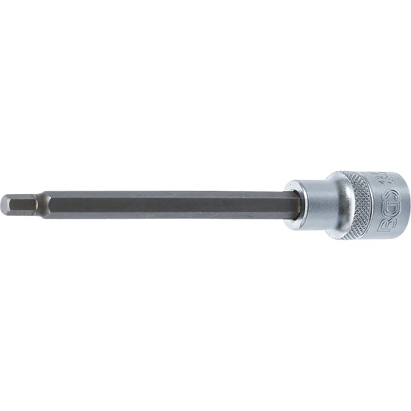 BGS Bit-Einsatz Länge 140 mm Antrieb Innenvierkant 12,5 mm (1/2") Innensechskant 6 mm - 4271 Top-Angebot