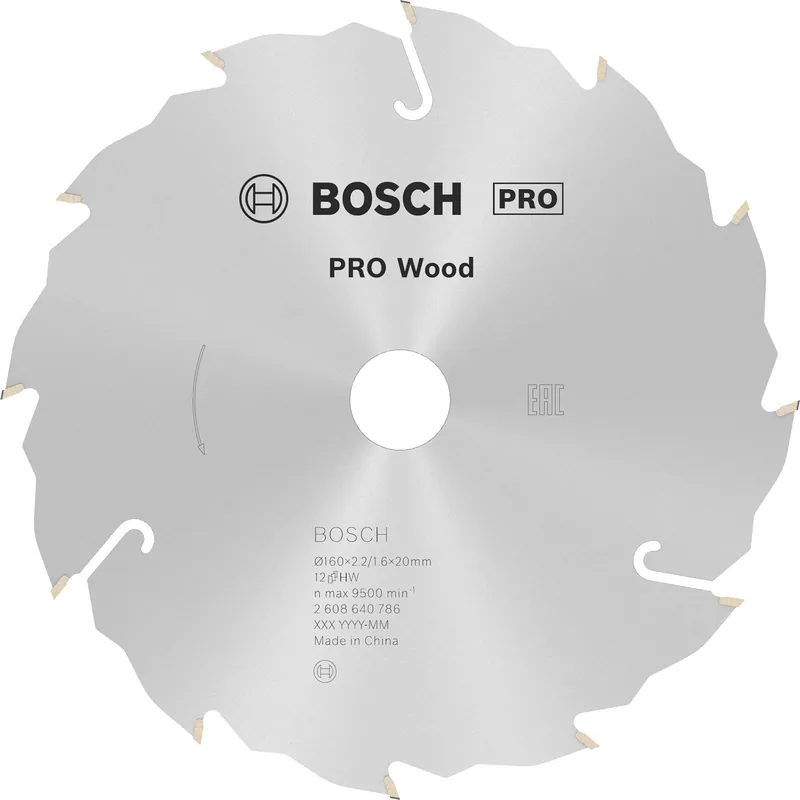 Bosch PRO Wood Kreissägeblatt 160 x 2,2 x 20 mm - 2608640786 Bestpreis