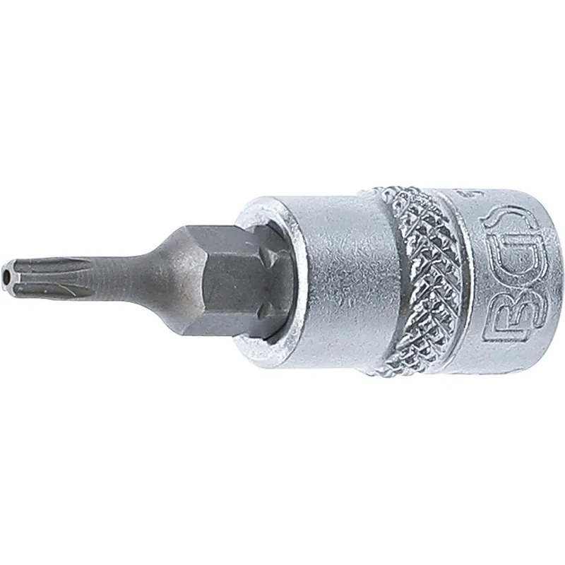 Angebot BGS Bit-Einsatz Antrieb Innenvierkant 6,3 mm (1/4") TS-Profil (für Torx Plus) mit Bohrung TS10 - 5184-TS10