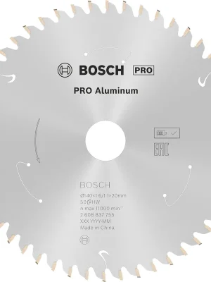 Aktuell Bosch PRO Aluminium cordless Blatt für Kreissägen 140 x 1,6 x 20 mm - 2608837755