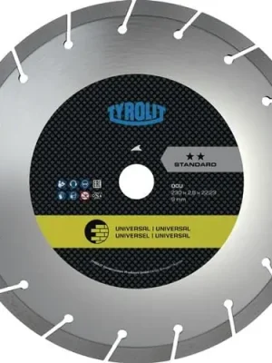 TYROLIT Diamanttrennscheibe DCU Stand.D.125mm Bohr.22,23mm Bau univ.7mm - 34499935 Jetzt Bestellen