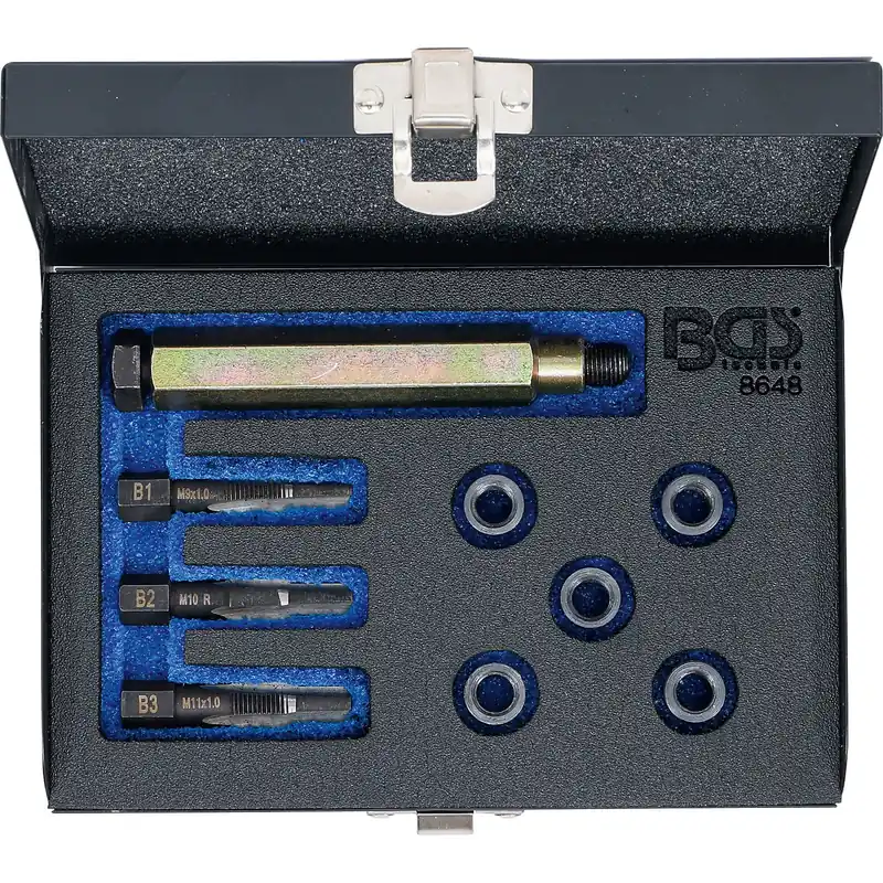 BGS Reparatursatz für Glühkerzengewinde M9 x 1,0 - 8648 Markenware