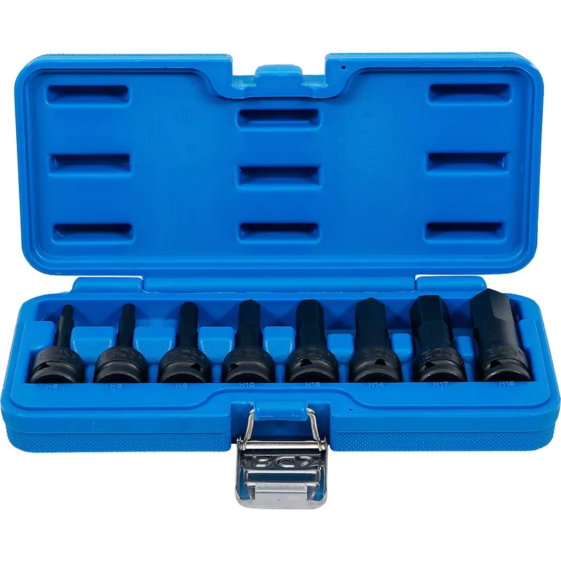 BGS Kraft-Bit-Einsatz-Satz Antrieb innenvierkant 12,5 mm (1/2") Innensechskant 5 - 19 mm 8tlg. - 5481 Online Kaufen