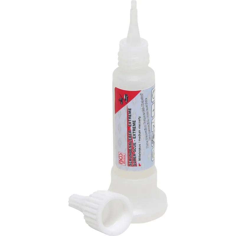 Neu BGS Sekundenkleber mittelviskos Flasche mit Standfuß 25 g - 80607