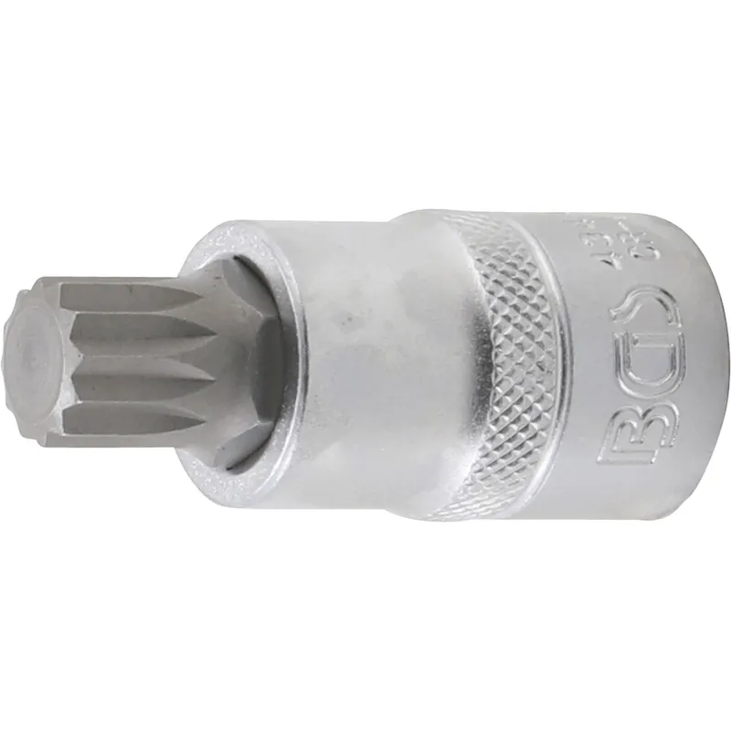 Ausverkauf BGS Bit-Einsatz Antrieb Innenvierkant 12,5 mm (1/2") Innenvielzahn (für XZN) M14 - 4344