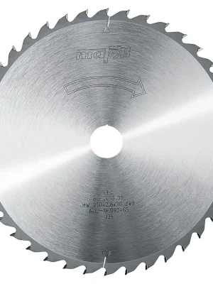 mafell Sägeblatt-HM 250 x 1,8/2,8 x 30 mm, Z 40, WZ, für universellen Einsatz - 92465 Neuheit
