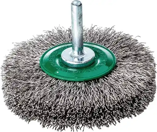 Garantierte Lieferung Lessmann Schaftrundbürste Ø60 mm VA 18 mm 15.000 min-¹ - 416363