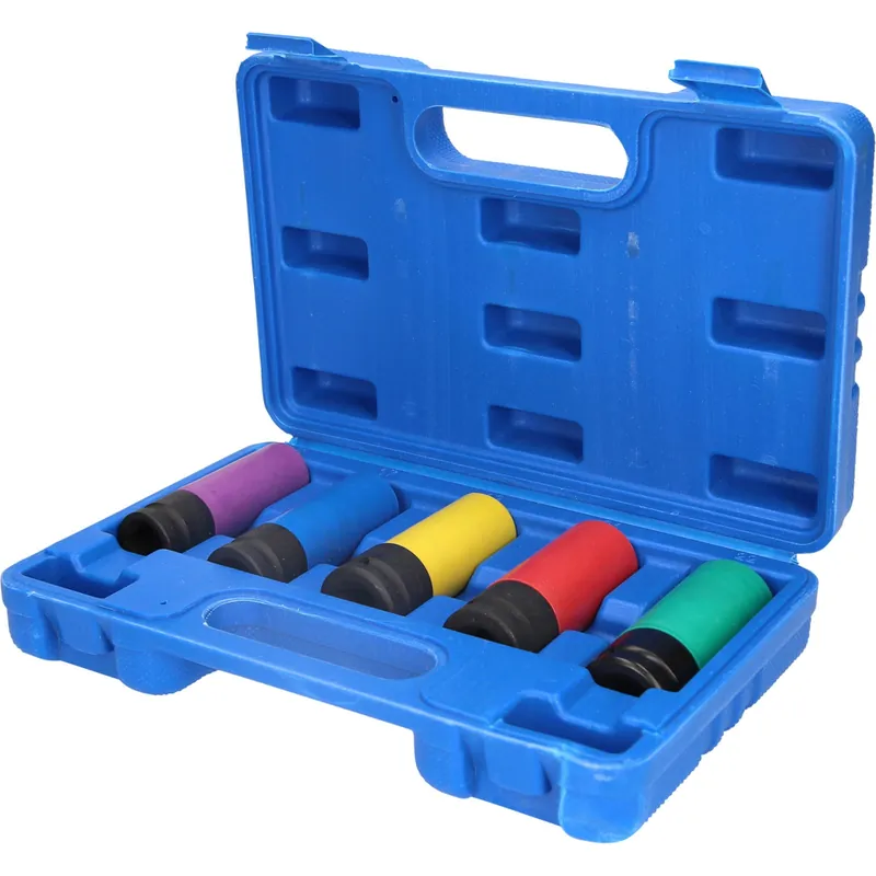 Finale Aktion BRILLIANT TOOLS 1/2" Alu-Felgen-Kraft-Stecknuss-Satz 5tlg. - BT691010