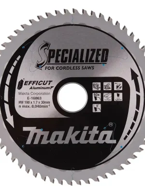 Angebot Makita EFFICUT Sägeblatt 190x30x60 - E-16863