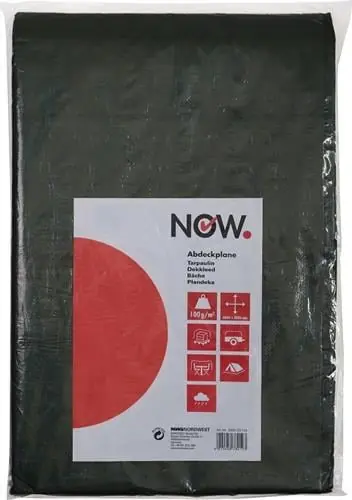 NOW Gewebeplane Multi Tarp Standard Breite 3000 x Länge 4000 mm - 100G3X4 Knallerangebot