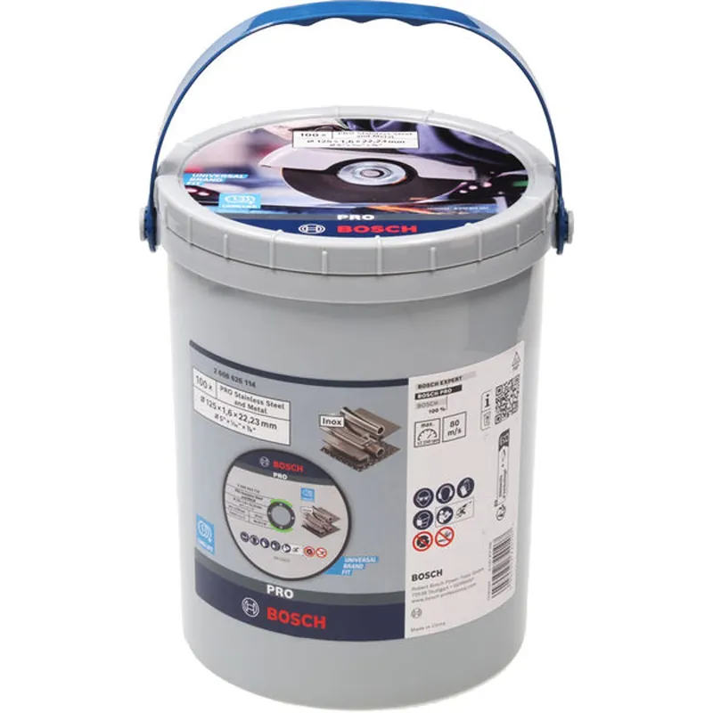 Meistverkauft Bosch PRO Stainless Steel and Metal Trennscheibe 125 x 1,6 x 22,23 mm gerade 100 St - 2608626114