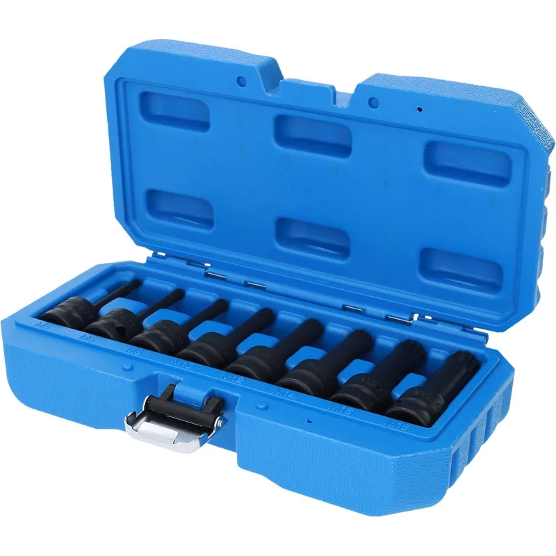 BRILLIANT TOOLS 1/2" Kraft-Bit-Stecknuss-Satz XZN 8tlg. M5 - M18 - BT022605 Garantierte Lieferung