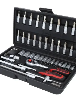 Begrenztes Angebot KS TOOLS 1/4" Steckschlüssel-Satz 46tlg. - 911.0646