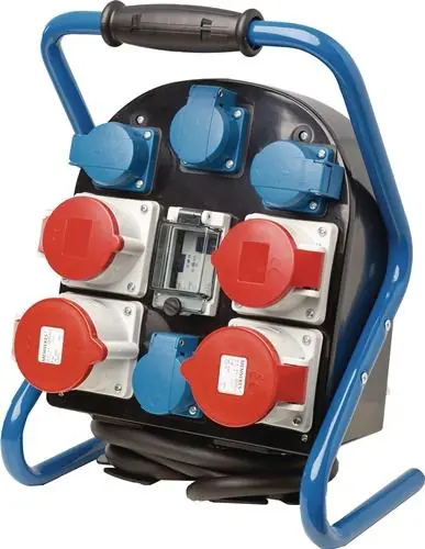 Online Kaufen Kunststoffstandstromverteiler Einspeis-CEE-Stecker 400V/32A,5-polig