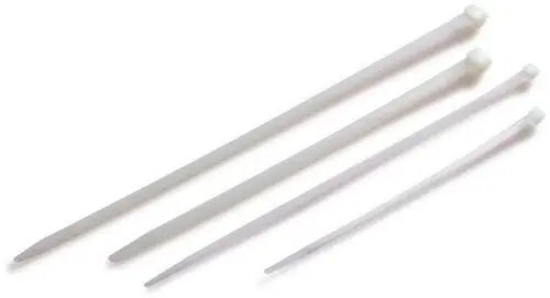 Kabelbinder Maße 360x4,8mm weiß TRANSPAK Markenprodukt