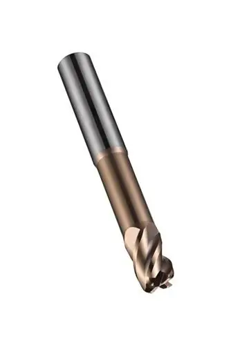 Knallerangebot Schaftfräser S524 D.4mm R.0,5mm Gesamt-L.75mm Schneiden-L.8mm