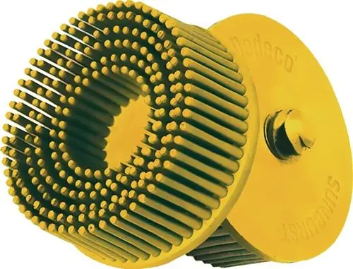 Nur Für Kurze Zeit Radialbürstenscheibe Sunburst D.51mm K.80 A80 CRS B.51 gelb 25000min-¹ TYROLIT