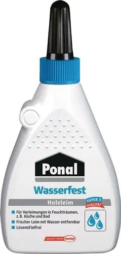Holzleim Wasserfest/Super 3 120g EN 204: D3 Flasche PONAL Begrenztes Angebot