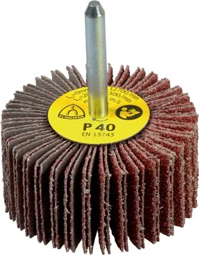 Jetzt Kaufen Fächerschleifer KM 613 Ø30xH15mm K.60 Korund Schaft-D.6mm KLINGSPOR