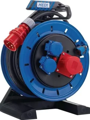 Schneller Versand Drehstromkabeltr. Gen 7 Champion 30m H07RN-F 5x2,5mm² 290mm 2 Schutzkon.steckd.