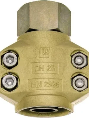 Dampfschlaucharmatur STA verz.u.gelb passiviert Schl.-Gr.13mm IG 1/2 Zoll TEGUMA Must-Have