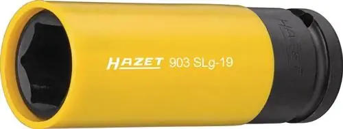 Neu Im Sortiment Kraftschraubersteckschlüsseleinsatz 903SLG-19 1/2Zoll 6KT m.Ku.Hülse SW19mm 85mm