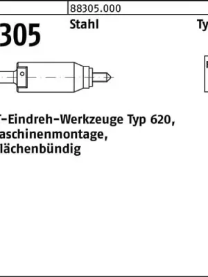 Eindrehwerkzeug R 88305 Typ 620 M8 Stahl 1 Stück ENSAT Saisonangebot
