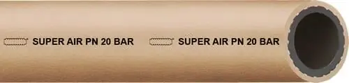 Ku.Pressluftschlauch SUPER AIR ID 16,0mm AD 23,0mm L.50m Beige TEGUMA Mega-Angebot