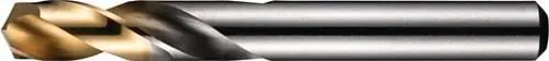 Spiralbohrer DIN/ANSI TypN A022 D.2.7mm HSS profilgeschl.Blank/TiN Zyl.schaft Kostenloser Rückversand