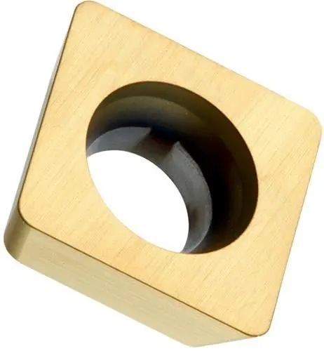 Preis Gesenkt Fräswendeschneidplatte ISO SDEW 090308EN:M8340 D.4,4mm PVD beschichtet Gold