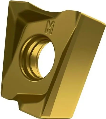 Fräswendeschneidplatte ISO LNGX 120516ER-M:M8330 D.4,5mm PVD beschichtet Gold Neu