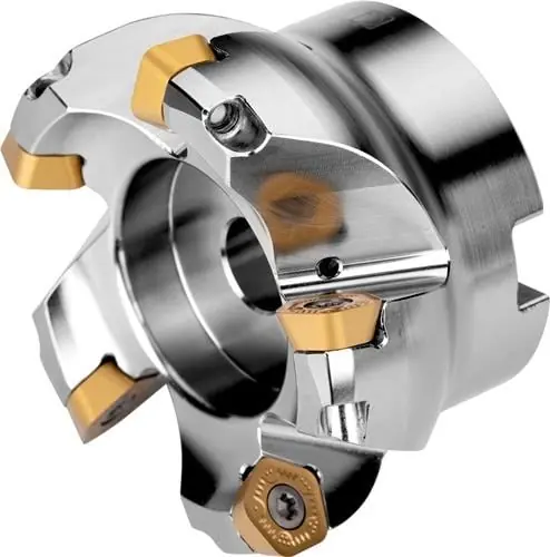 Zertifiziert Hochvorschubfräser ISO 66A06R-S19PD09-C D.22mm Rechtslauf Schneid-D.66mm