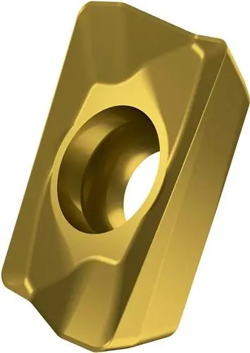 Billig Fräswendeschneidplatte ISO ADMX 070220SR-M:M8330 D.2,2mm PVD beschichtet Gold