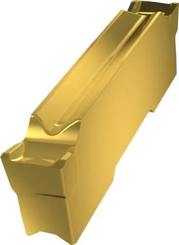 Billig Wendeschneidplatte ISO GL4-D400G02L06-PR:G8330 Breite 4mm PVD beschichtet Gold