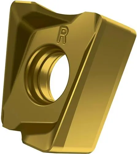 Sofort Bestellen Fräswendeschneidplatte ISO LNGX 120516SR-R:M8330 D.4,5mm PVD beschichtet Gold