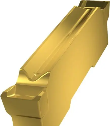 Angebot Wendeschneidplatte ISO GL4-D400M02-PR:G8330 Breite 4mm PVD beschichtet Gold
