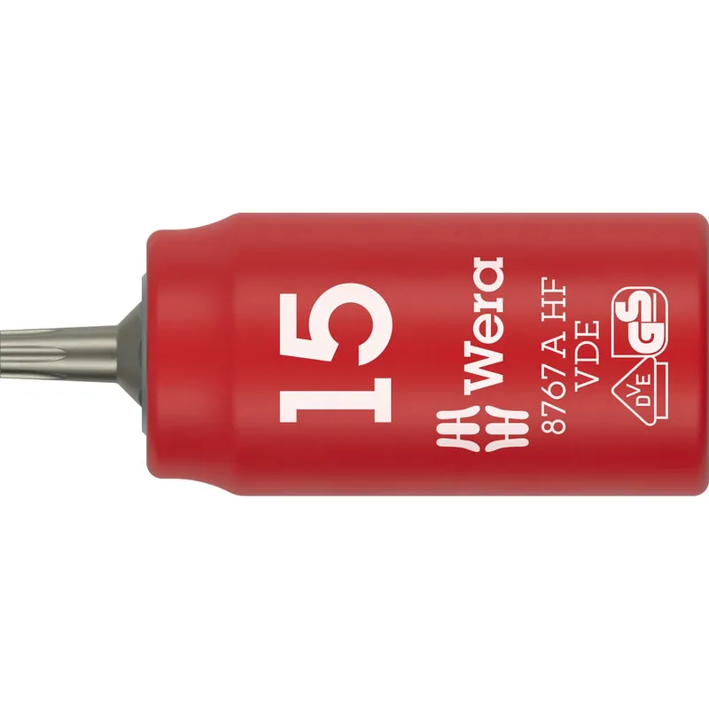 Steckschlüsseleinsatz 8767 A VDE HF 1/4 Zoll TX 15 L.36mm WERA Jetzt Bestellen