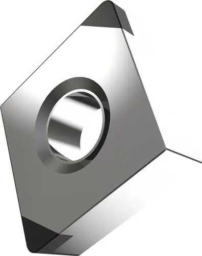 Drehwendeschneidplatte ISO CNGA 120404S01020B:TB310 D.5,16mm Silber-Schwarz Versand Am Gleichen Tag