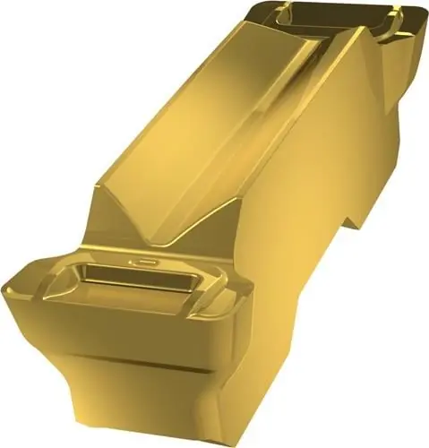 Wendeschneidplatte ISO GL6-D800M08-GM:G8330 Breite 8mm PVD beschichtet Gold Zertifiziert