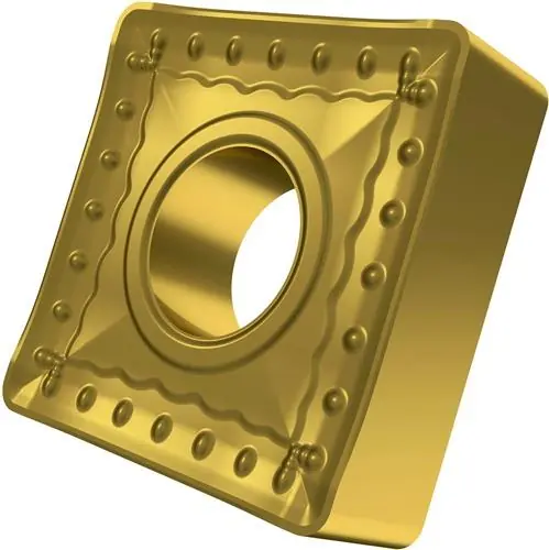 Aktuell Drehwendeschneidplatte ISO SNMM 190616E-OR:6630 D.7,94mm MT-CVD beschichtet Gold